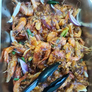 蟹酱鲜虾 Prawn with Crab Sauce