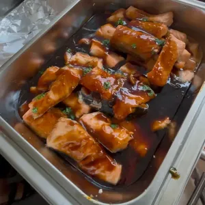 Grilled Salmon With Teriyaki Sauce 日式三文鱼