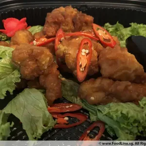 Creamy Butter Salted Egg Yolk Chicken   (咸蛋鸡)