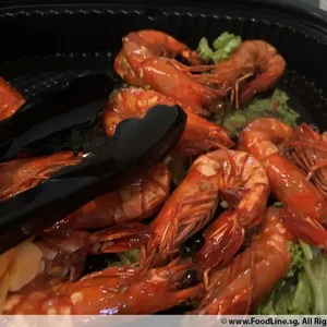 Garlic Butter Soy Prawns   (蒜香酱油虾)