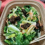 Wok Fry Romaine Lettuce with Black Fungus & Mushroom