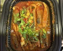 自制豆瓣酱烤金目鲈片 Oven-baked Seabass Fillet with Homemade Bean Paste | Customer Photo | Stamford Catering