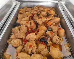 Steamed Chicken with Black Fungus & Wolfberry | Customer Photo | Brightaste Food Pte Ltd (Previously Shugar Gourmet).