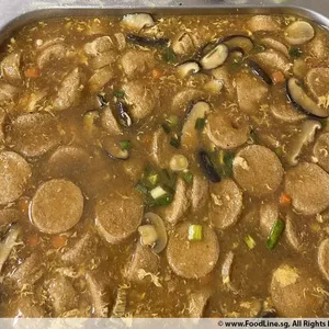 Braised Egg Tofu with Mushrooms & Mixed Vegetables