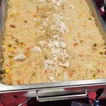 Wok-Fried Rice with Silver Fish & Crabmeat 蟹肉银鱼蛋炒饭