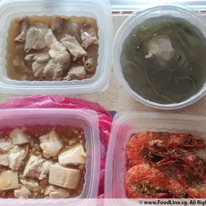 Lunch Tingkat (20 Day, 3 Dishes + Soup OR 4 Dishes)