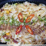Penang chinese sausage fried kway teow