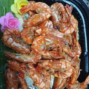 Creamy butter prawn with sweet corn