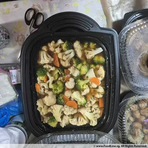 Stir Fry Cauliflower and Broccoli