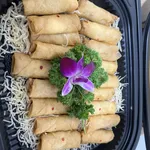 Vegetarian Spring Roll with Sweet Sauce