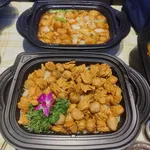 Golden Seafood Pocket with Oriental Dip