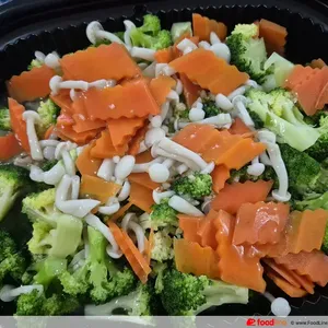 Broccoli with Shimeiji Mushrooms