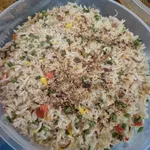 Yang Chow Fried Rice with crab bits, eggs and assorted mixed beans