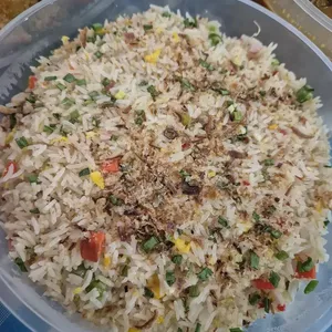 Yang Chow Fried Rice with crab bits, eggs and assorted mixed beans