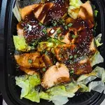 Baked Salmon w Teriyaki Sauce