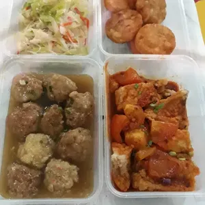 Tingkat - 3 Dishes + 1 soup/ 4 Dishes  (20 days)(Dinner)