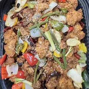 Mala Deep Fried Chicken Cube