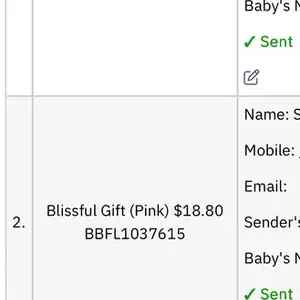 Blissful Gift (Colours: Pink) (Format: E-Voucher)
