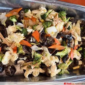 Luo Han mixed vegetables 炒罗汉菜