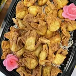 Seafood Wanton with Mayo (炸海鲜云吞和美乃滋酱)