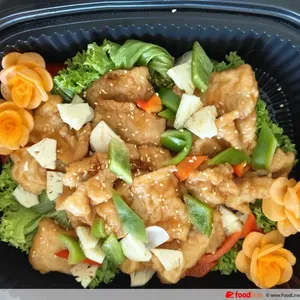 Sweet & sour fish with pineapple