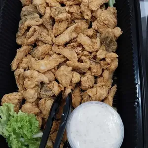 Crispy Sesame Fish Fillet with Mayonnaise Dip (DF)
