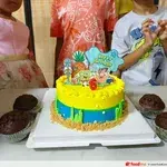 TCS22 Sea Party (Weight: 7 Inch) (Eggless: No) (Flavour: Cookies and cream) (Big candles: None) (Small candles: None) (Message on Complimentary Gift Card: No) (Message On Cake: (Short & Sweet): No)