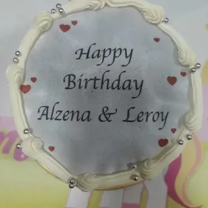 Personalised Edible Photo Printed Cake (Size: 6 Inch Single Tier) (Flavour: Signature 55% Belgian Chocolate Cake)