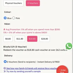 Blissful Gift (Colours: Blue) (Format: E-Voucher)