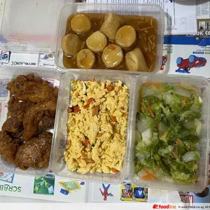 Jessie Catering Tingkat Meal - 3 dishes + 1 soup/ 4 dishes (5 days)