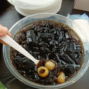 Logan w Grass Jelly  龙眼仙草