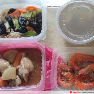 Lunch Tingkat (20 Day, 3 Dishes + Soup OR 4 Dishes)
