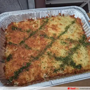 Golden Cheese Baked Rice Gratin