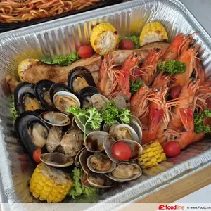 Ocean Harvest Platter With Seasonal Seafood & Corn