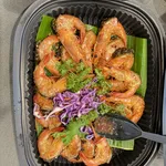 Olive Garlic Baked Prawn