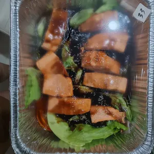 Baked Salmon w Teriyaki Sauce