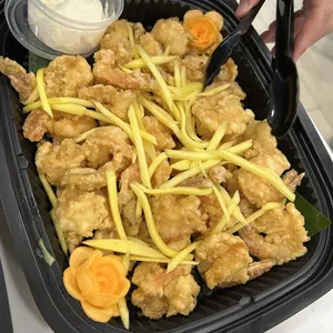 Wasabi Mango Sautéed Prawn Balls 香芒芥末虾球