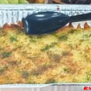 Golden Cheese Baked Rice Gratin