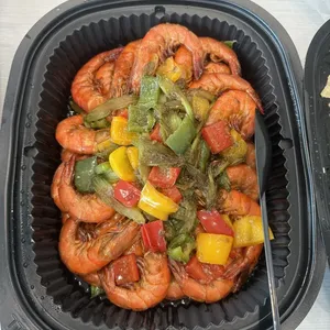 Sauteed Prawn with Celery & Capsicum