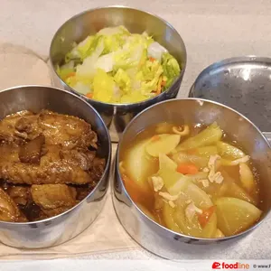 Dinner Tingkat (20 Days, 3 Dishes + Soup OR 4 Dishes)