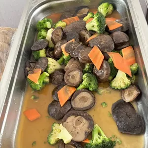 Blanched Broccoli with Mushroom