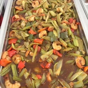 Stir-fried Prawns with Celery in XO Sauce