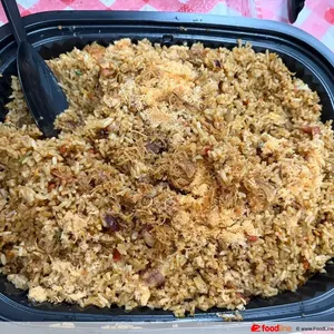 Golden Stewed Rice W Scallop 干贝金银炖饭