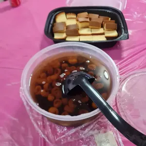 Sweet Lucky Grass Jelly with Longan