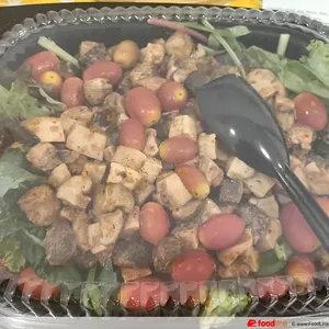 Grilled Forest Mushroom Salad<br> Fresh herbs, shiitake mushroom, king oyster, balsamic dressing<br> Vegan