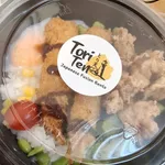 Japanese rice bowl (Protein: Ebi Fry & Chicken Tempura)