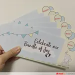 Jubilant Gift (Colours: Blue) (Format: Physical Voucher) (Design: Baby Full Month/ 100 Days)