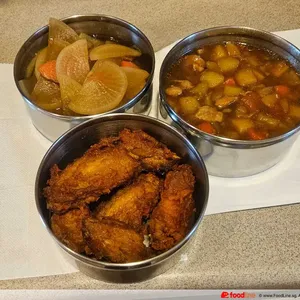 Dinner Tingkat (20 Days, 3 Dishes + Soup OR 4 Dishes)