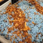 Butterfly Blue Pea Rice (V)<br>shallot, coriander, supergarlicfied oil