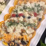 Potato Salad with Raisins & Crushed Nuts(V)